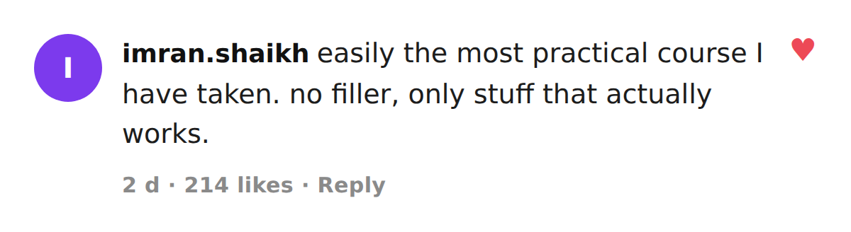 Learner review